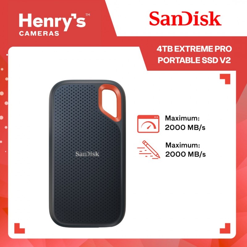 【新品】SanDisk Extreme Portable SSD 4TB サンディスク4TBポータブルSSD 最大1050MB/s